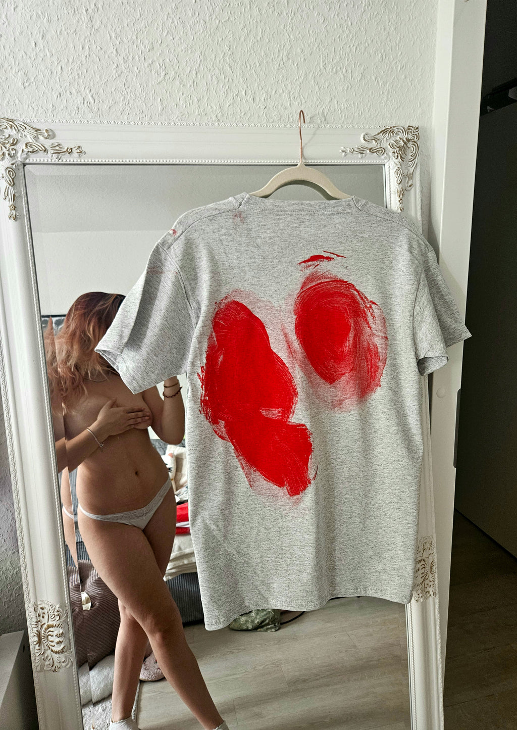 Lucyxlou Shirt grau (fehlerhaft)